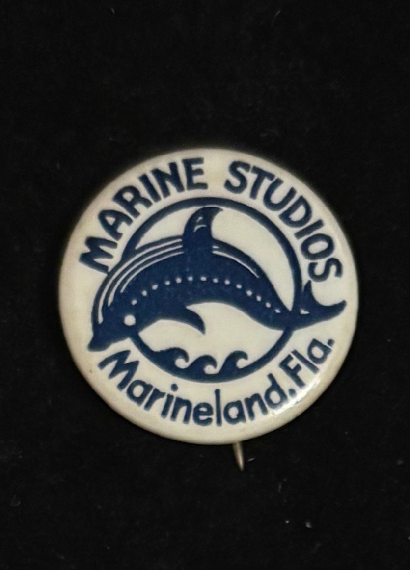 Vintage 1940s Marine Studios Marineland Florida Souvenir Pin Vintage 1940s Marine Studios Marineland Florida Souvenir Pin