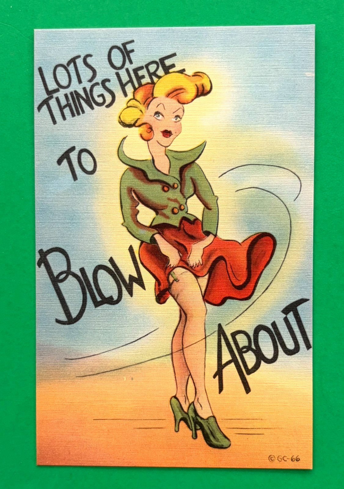 VINTAGE HUMOR / RISQUE COMIC POSTCARD VINTAGE HUMOR / RISQUE COMIC POSTCARD
