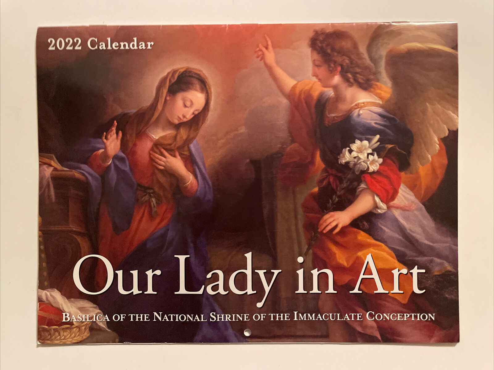 Our Lady in Art  2022 Calendar  NEW Basilica of shrine of immaculate conception