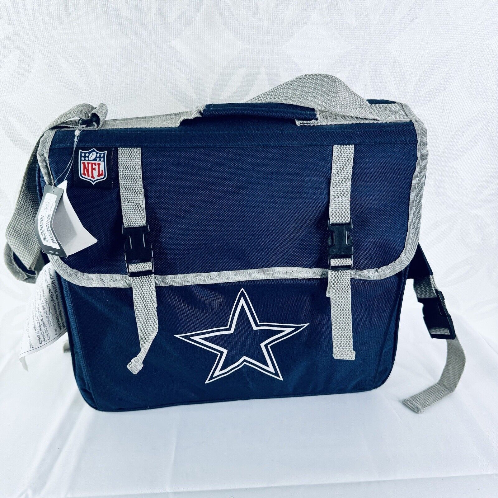Northpole NFL Dallas Cowboys Folding Stadium Seat Cushion With Cup Holder