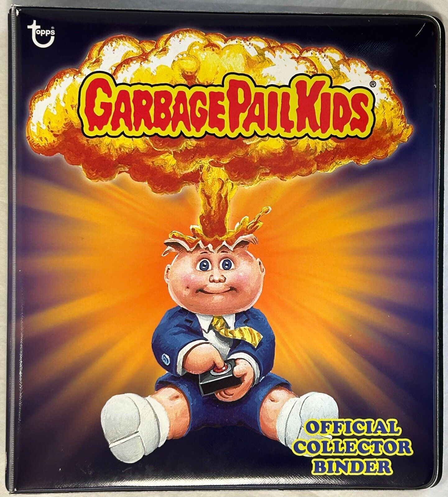 2013 Topps Garbage Pail Kids Official Collector ADAM BOMB Card Book BINDER GPK
