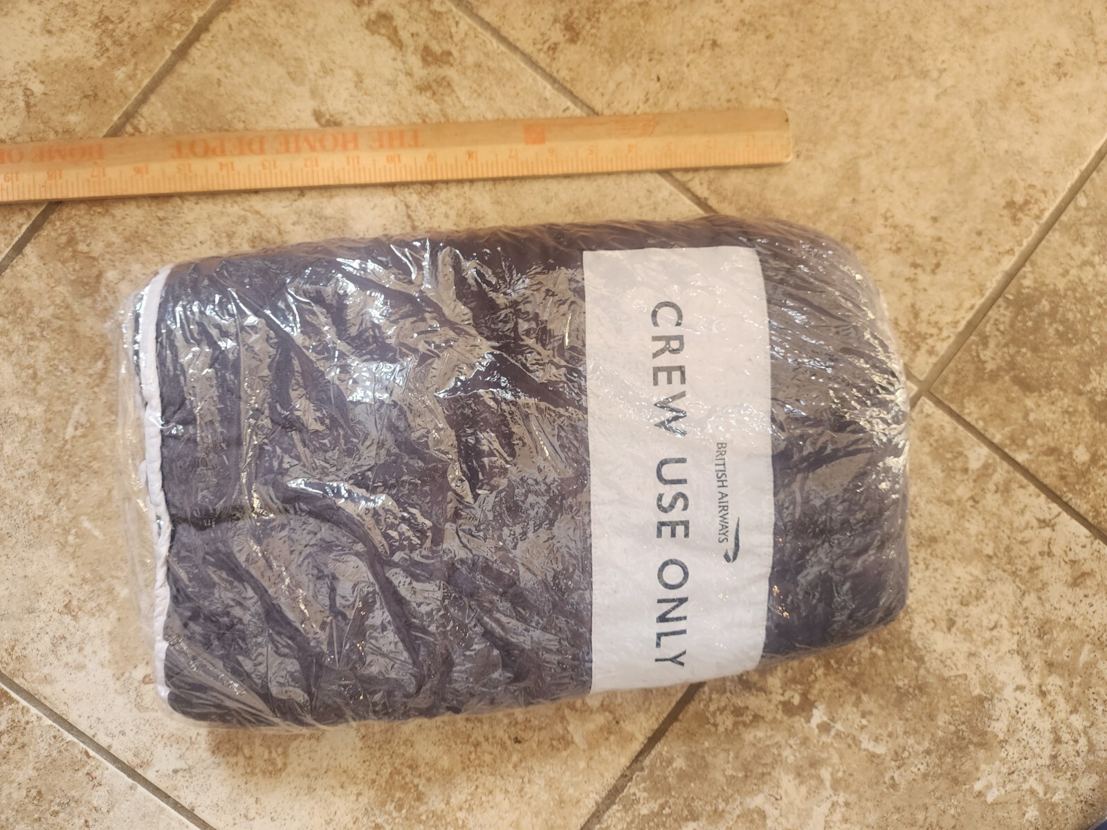 British Airways Blanket Crew 1st Class Double Airline Sleeping Bag 6ft X 34in British Airways Blanket Crew 1st Class Double Airline Sleeping Bag 6ft X 34in