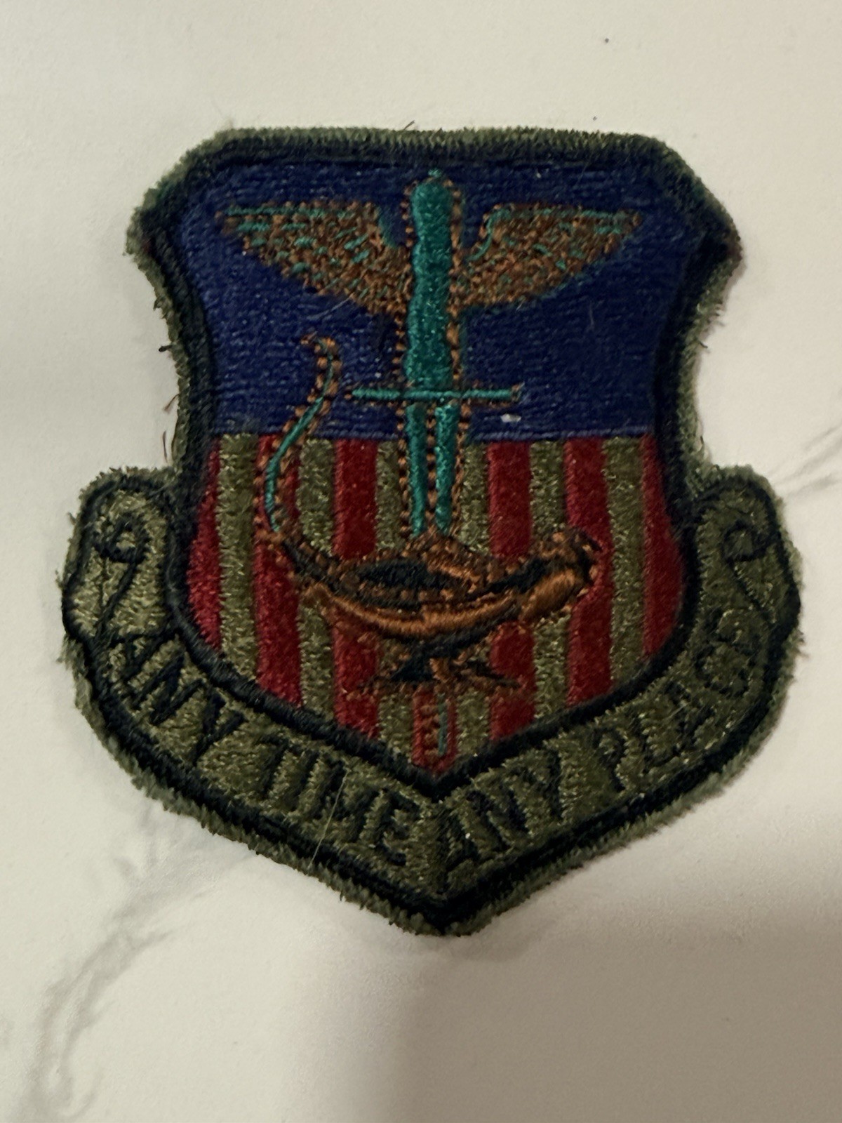 VTG USAF 16th Special Operations Wing SOW “Any Time Any Place” Military Patch VTG USAF 16th Special Operations Wing SOW “Any Time Any Place” Military Patch