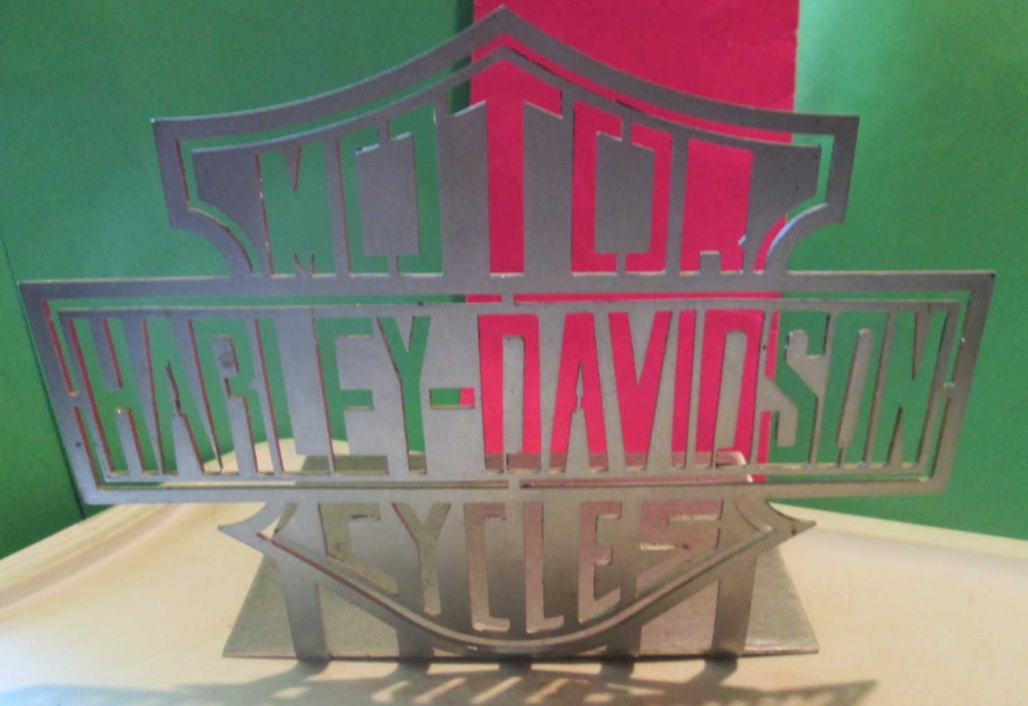 Harley Davidson CYCLE Motorcycles 8.5 x 6.5 X 4.5 Metal Die Cut Out Emblem Sign Harley Davidson CYCLE Motorcycles 8.5 x 6.5 X 4.5 Metal Die Cut Out Emblem Sign