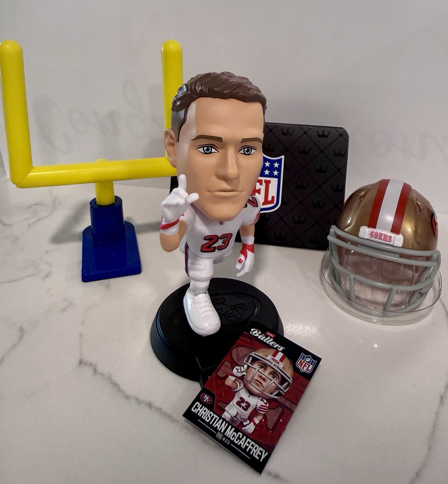 Zuru Ballers NFL Christian McCaffrey #23 Rare Figure w/ Accessories Zuru Ballers NFL Christian McCaffrey #23 Rare Figure w/ Accessories