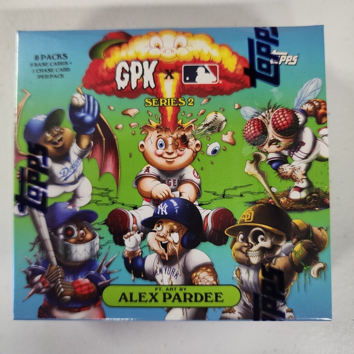 2022 Topps GPK x MLB Series 2 by Alex Pardee 8 Pack Box Sealed