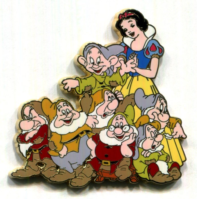 Disney Pin Snow White & The Seven Dwarfs Happy Dopey Grumpy Doc Disney Store UK Disney Pin Snow White & The Seven Dwarfs Happy Dopey Grumpy Doc Disney Store UK