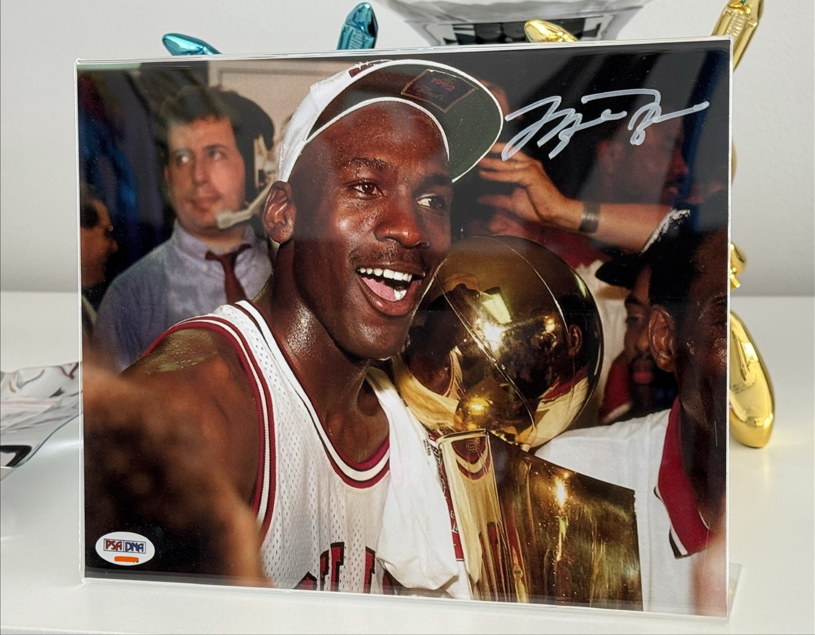 Michael JORDAN MJ Nike NBA Signed Photo COA Air PSA Basketball USA Chicago Bulls Michael JORDAN MJ Nike NBA Signed Photo COA Air PSA Basketball USA Chicago Bulls