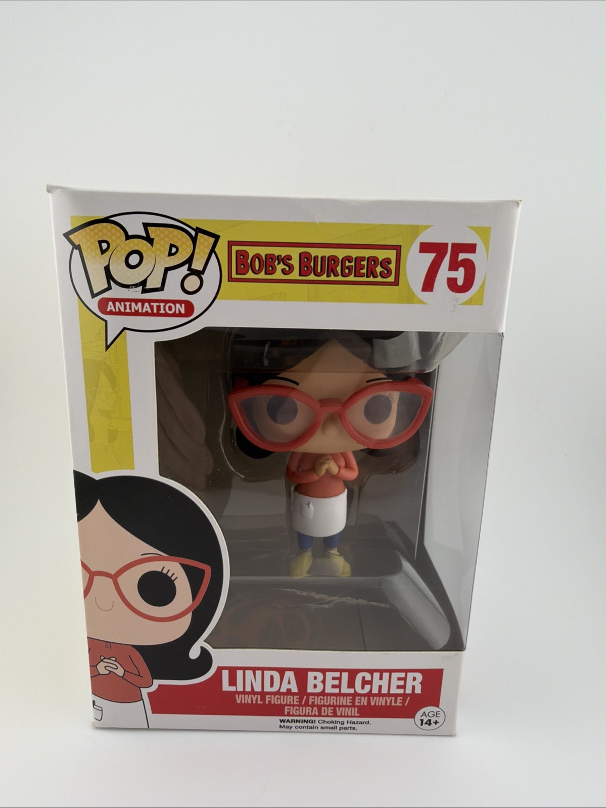 Funko Pop Animation series Bob's Burger Linda Belcher figure #75 Damaged Funko Pop Animation series Bob's Burger Linda Belcher figure #75 Damaged