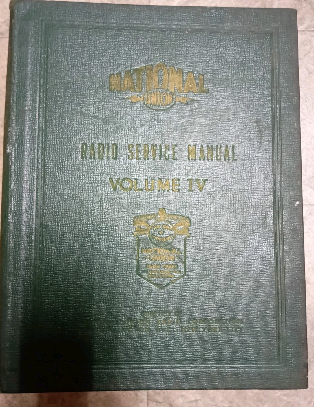 1934 NATIONAL UNION RADIO SERVICE MANUAL BY JOHN RIDER VOLUME 4 Htf 1934 NATIONAL UNION RADIO SERVICE MANUAL BY JOHN RIDER VOLUME 4 Htf