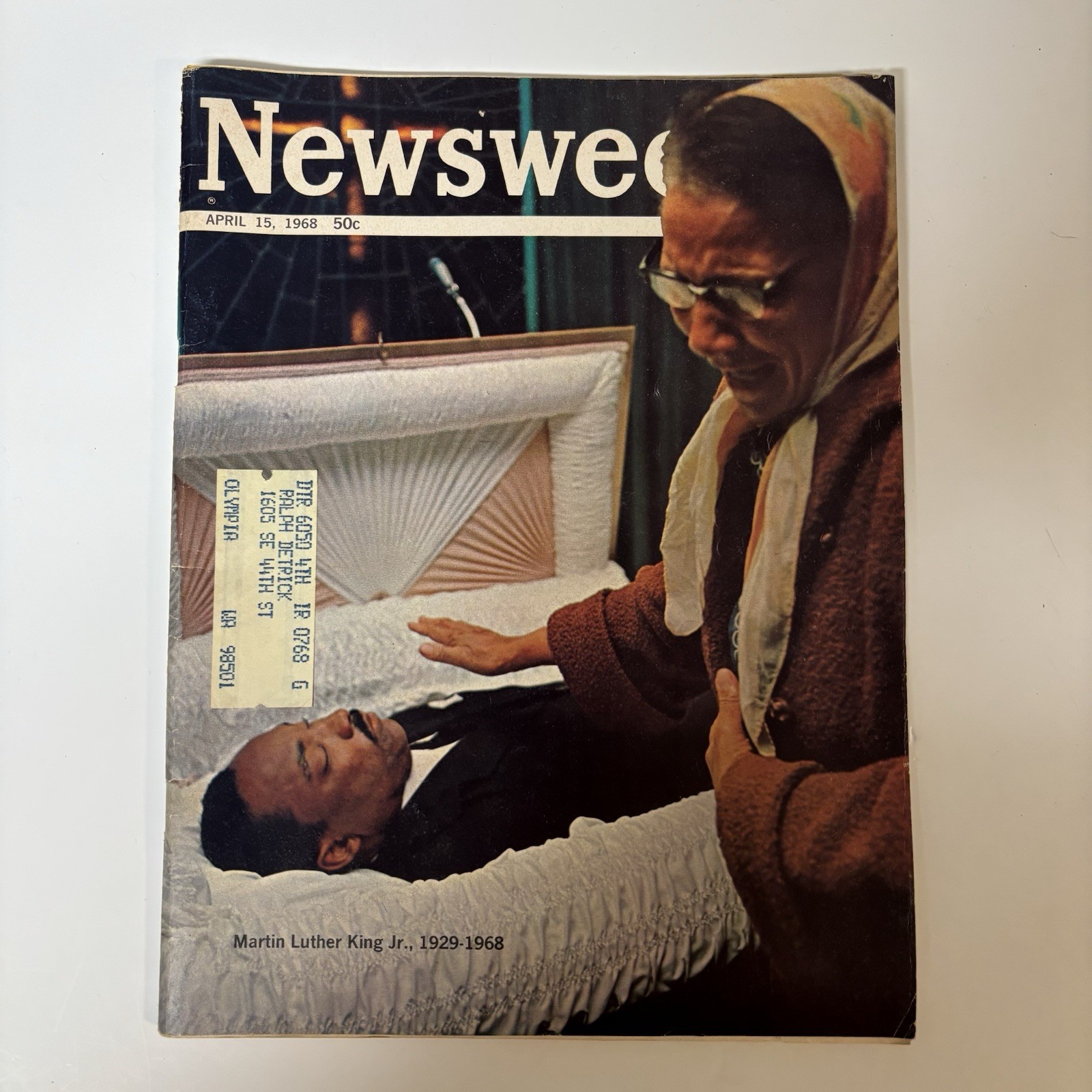 Newsweek Magazine April 15 1968 Martin Luther King Jr. 1929 - 1968 Vintage Newsweek Magazine April 15 1968 Martin Luther King Jr. 1929 - 1968 Vintage