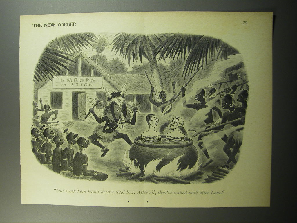 1957 Cartoon by Richard Taylor - Our work here hasn't been a total loss. 1957 Cartoon by Richard Taylor - Our work here hasn't been a total loss.