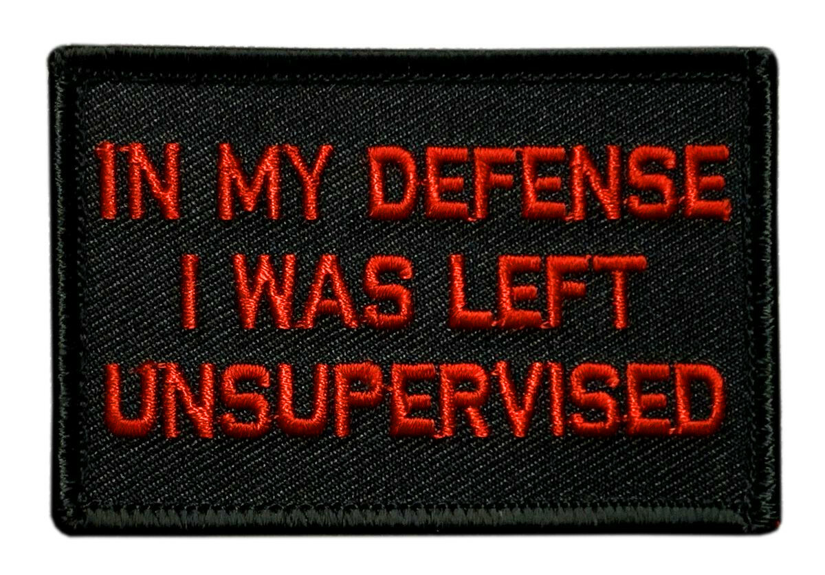 in My Defense Unsupervised Morale Patch (Hook Fastener -UP1) in My Defense Unsupervised Morale Patch (Hook Fastener -UP1)