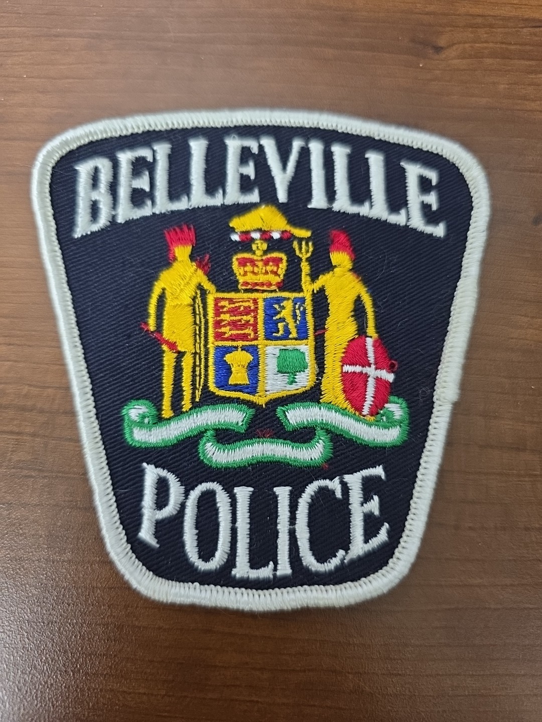 Belleville Police Canada Shoulder Patch Obsolete Vintage Belleville Police Canada Shoulder Patch Obsolete Vintage