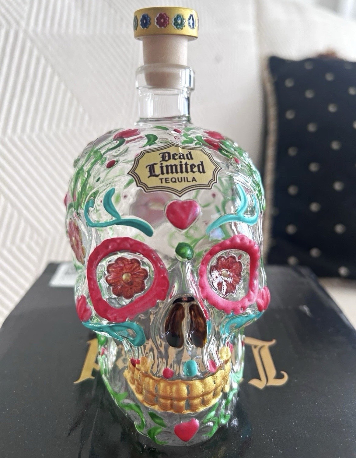 Dead Limited Day of the Dead Edition Reposado Tequila Skull Bottle w/ Box