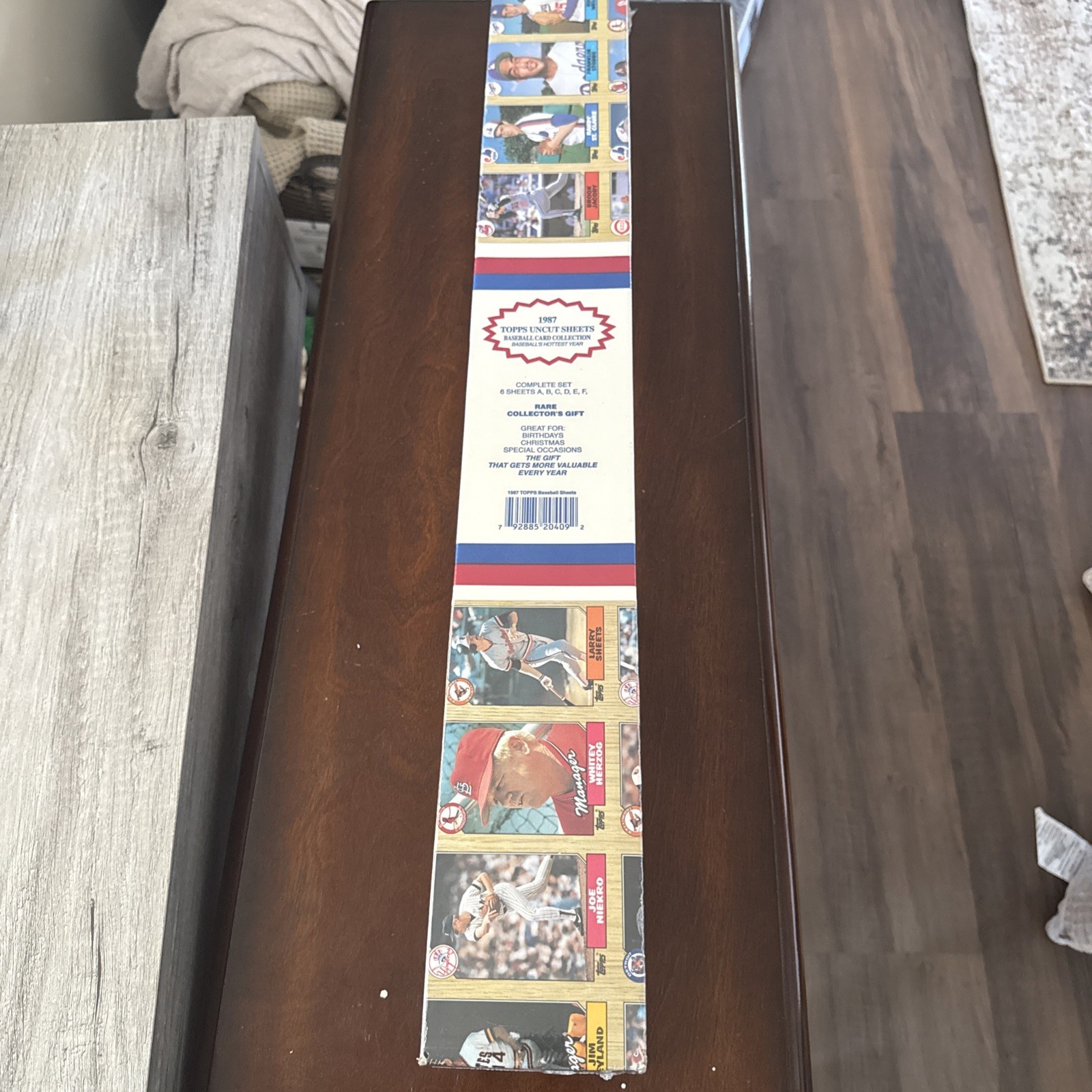 1987 Topps Complete Set Uncut Sheets A-F Sealed Baseball Card Collection Sealed 1987 Topps Complete Set Uncut Sheets A-F Sealed Baseball Card Collection Sealed