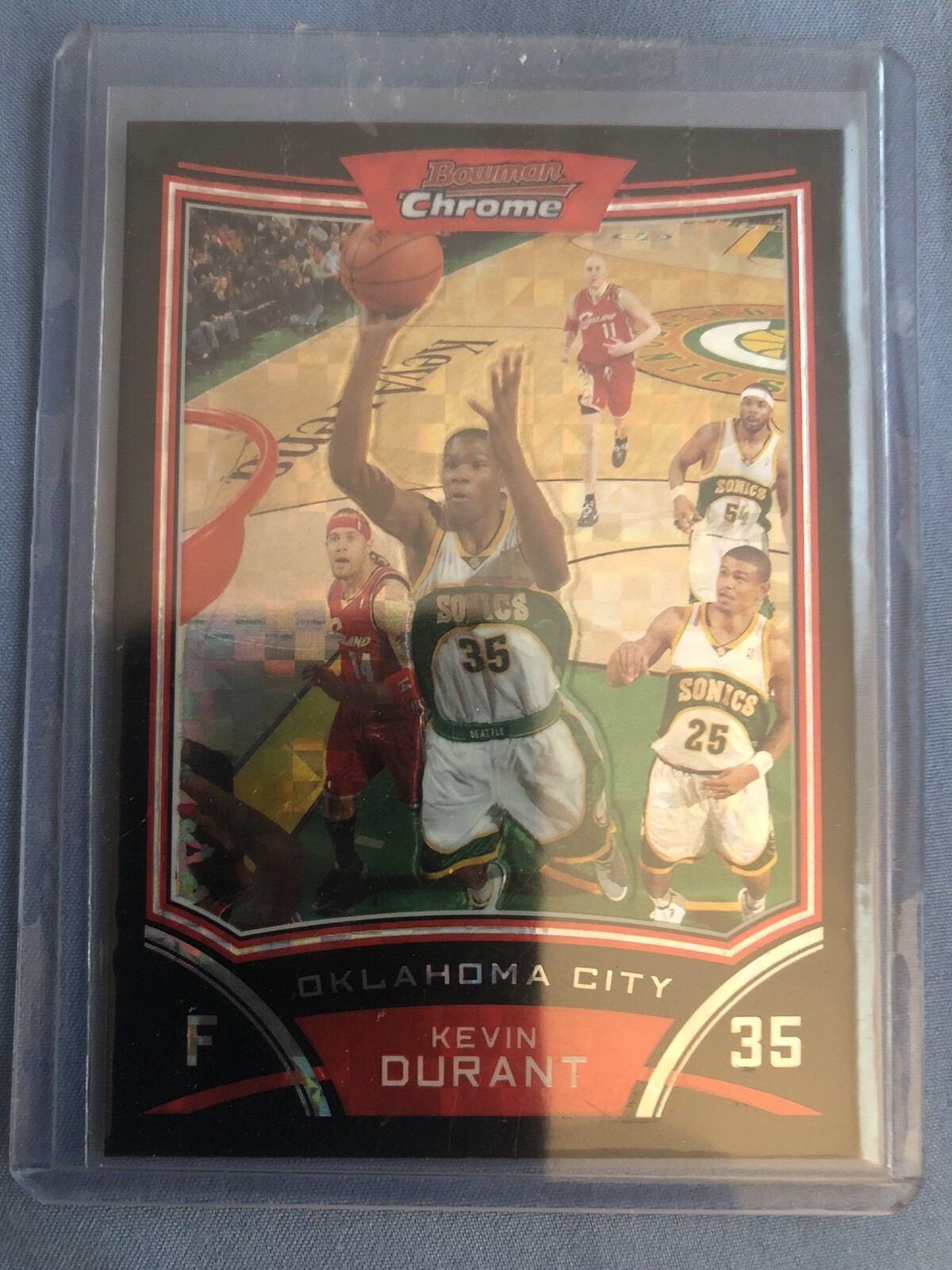 ✅KEVIN DURANT 2008 Bowman Chrome XFractor Kevin Durant #69 2nd Year #52/299 HOT✅ ✅KEVIN DURANT 2008 Bowman Chrome XFractor Kevin Durant #69 2nd Year #52/299 HOT✅