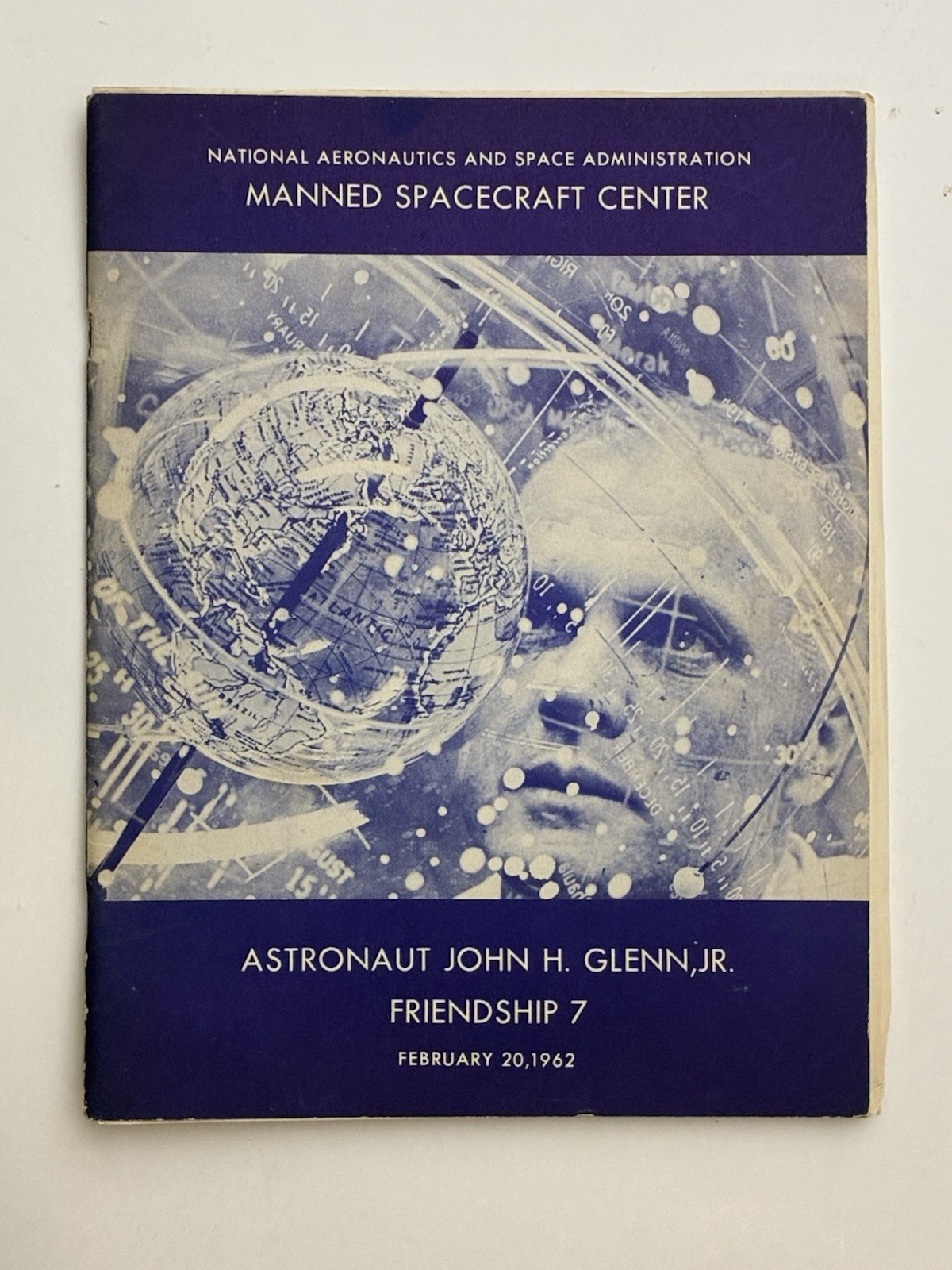 1962 NASA John Glenn Friendship 7 Booklet + 2 Astronaut Office Letters Lot