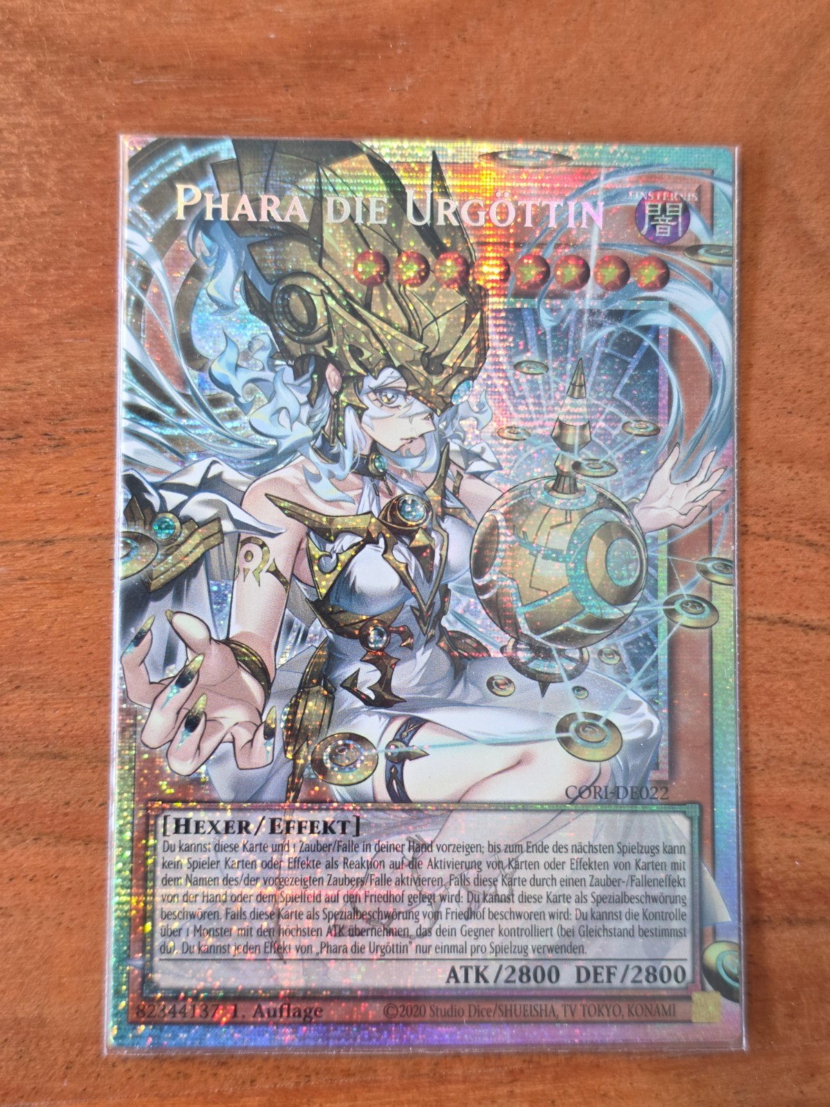 Yu-Gi-Oh CORI-EN022 Phara the Great Goddess Starlight Rare NM