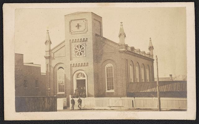 Alexandria Virginia 1863 Grace Church General Hospital wounded soldiers