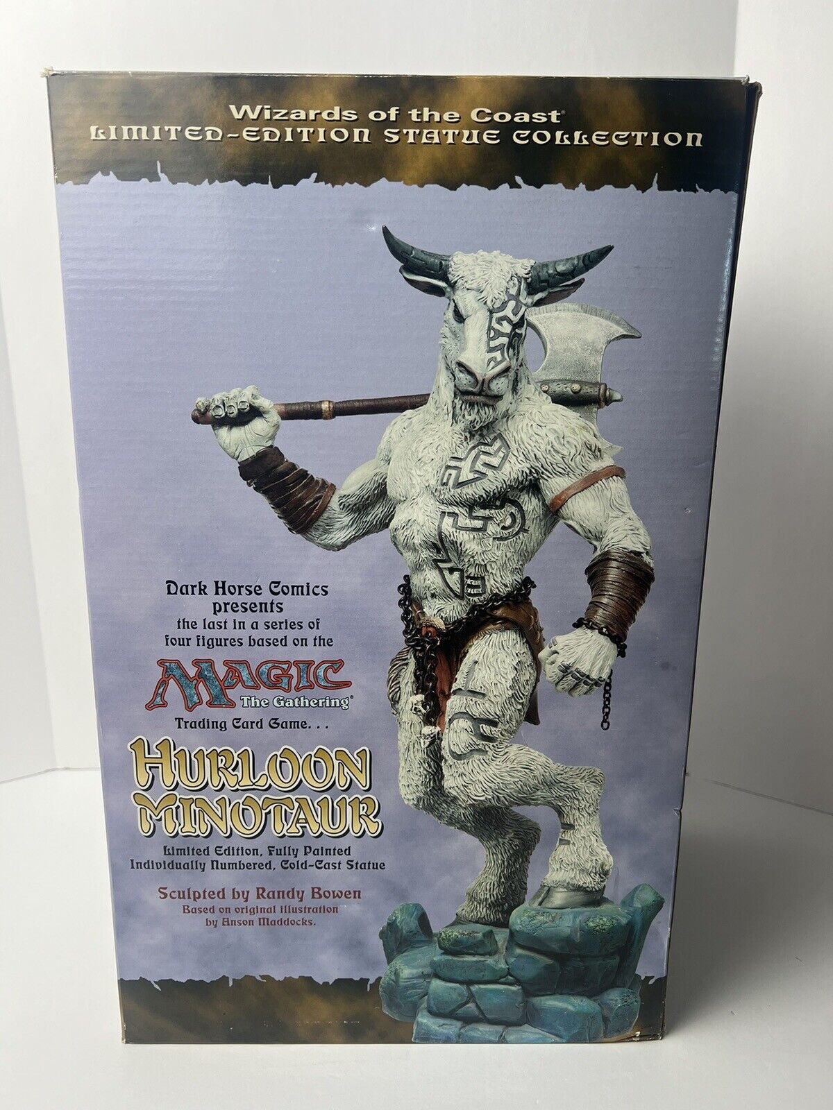 Hurloon Minotaur Statue Magic The Gathering MTG Wizard Of The Cost Limited Ed.