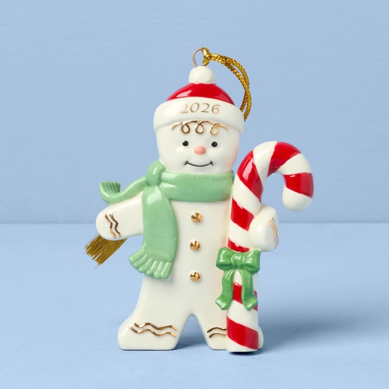 Lenox 2026 Dated Annual GINGERBREAD Man Christmas Ornament New 898584 Lenox 2026 Dated Annual GINGERBREAD Man Christmas Ornament New 898584