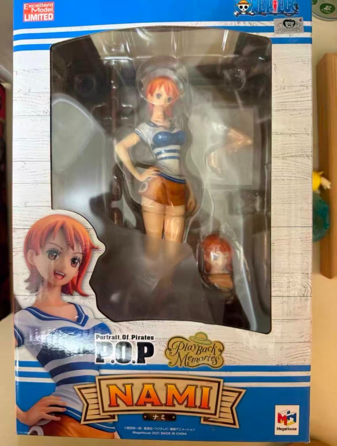 MegaHouse Figure Portrait.Of.Pirates One Piece Playback Memories Nami Model New MegaHouse Figure Portrait.Of.Pirates One Piece Playback Memories Nami Model New