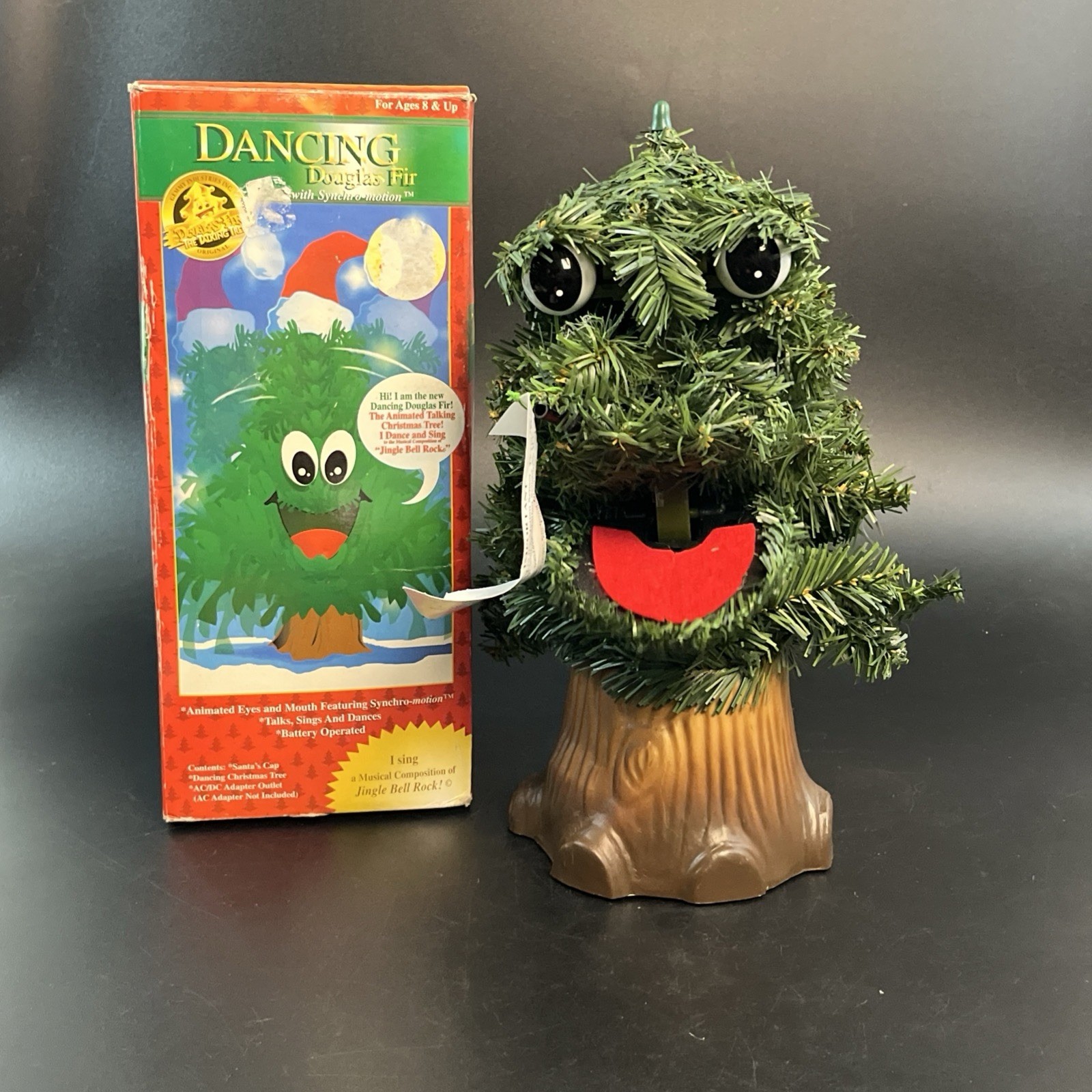Vtg Gemmy Douglas Fir Talking Christmas Tree Motion Animated Musical W/Box Works Vtg Gemmy Douglas Fir Talking Christmas Tree Motion Animated Musical W/Box Works