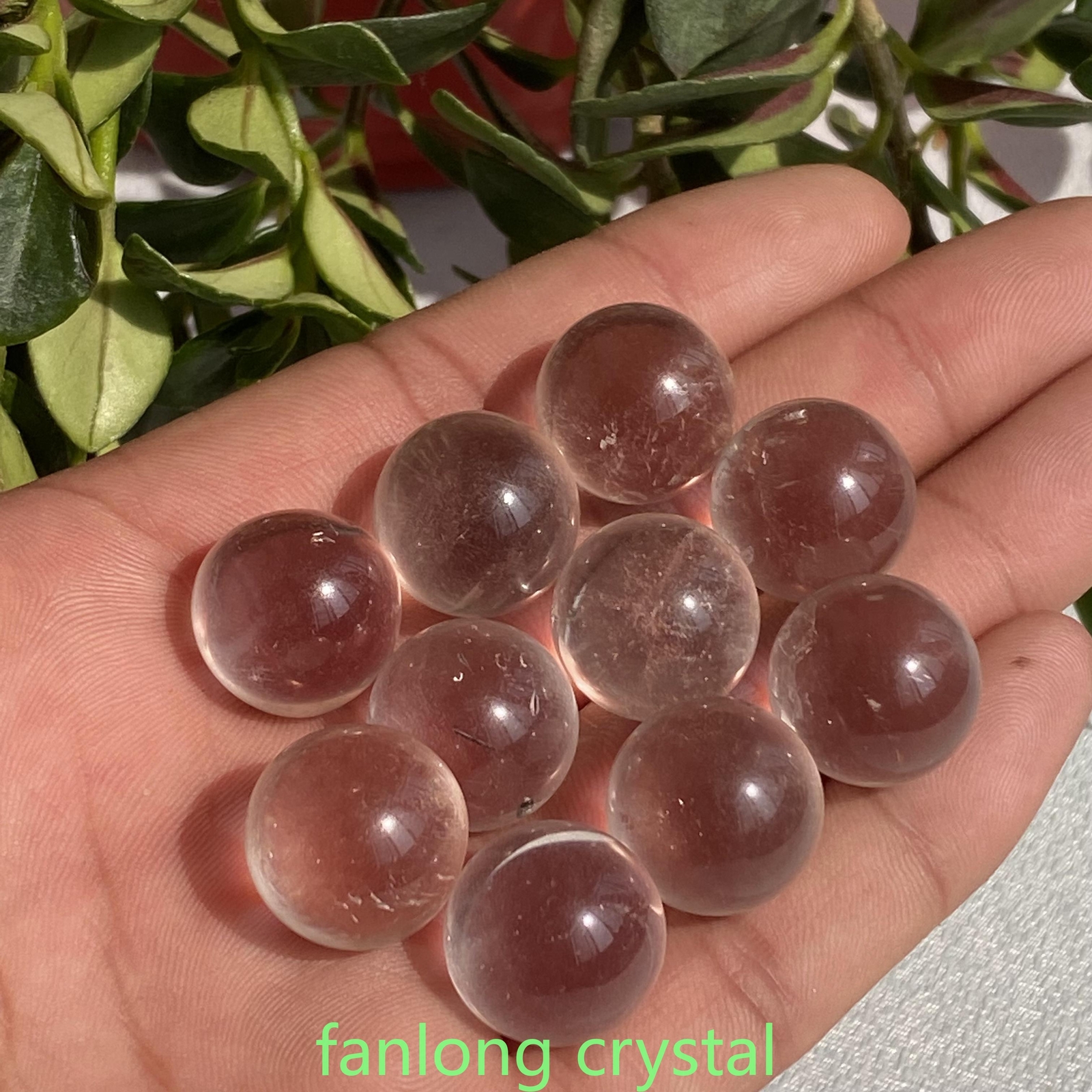 10pcs Top Wholesale Natural Clear crystal ball quartz crystal Energy Reiki 15mm+