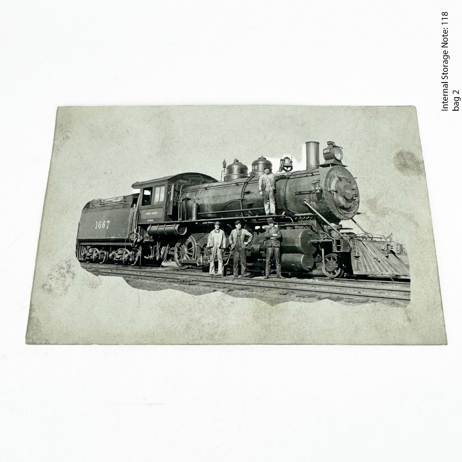 Vintage KRUXO Real Photo Postcard RPPC Steam Train Locomotive Engine Vintage KRUXO Real Photo Postcard RPPC Steam Train Locomotive Engine