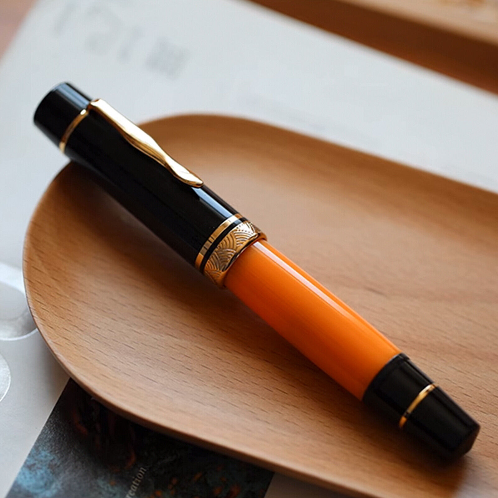 2024 NEW MAJOHN P139 Resin Fountain Pen #6 EF/F/M Nib Writing Gifts ink Pen