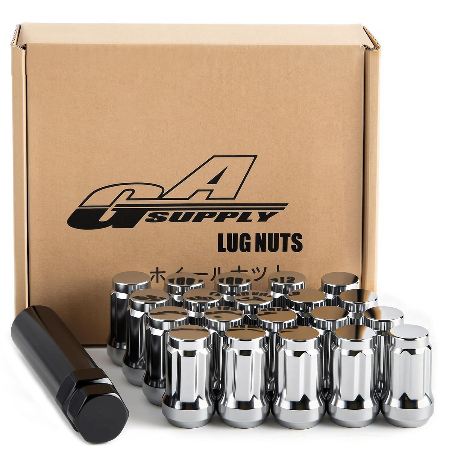 GAsupply 1/2 x 20 Lug Nuts Chrome, 1.38 GAsupply 1/2 x 20 Lug Nuts Chrome, 1.38