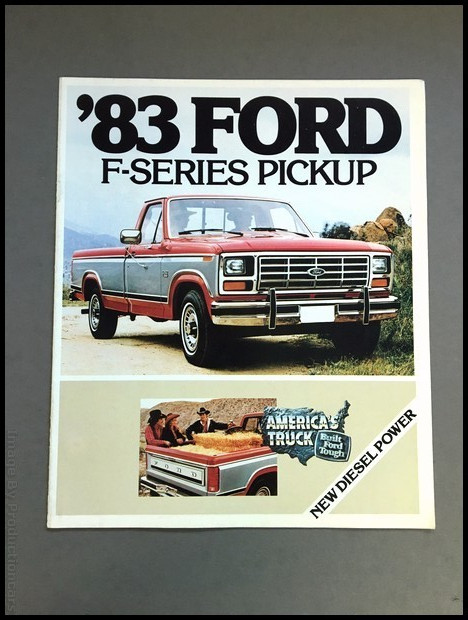 1983 Ford F-Series Trucks Pickup Truck F-150 F-250 F-350 Sales Brochure Catalog 1983 Ford F-Series Trucks Pickup Truck F-150 F-250 F-350 Sales Brochure Catalog
