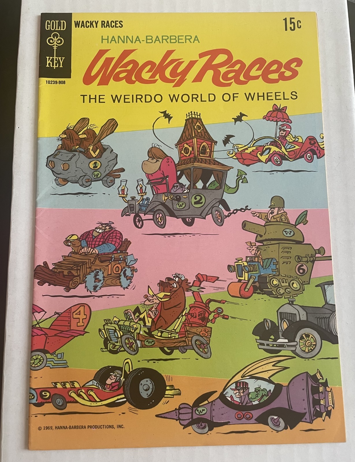 1969 GOLD KEY WACKY RACES #1 - FILE COPY 1969 GOLD KEY WACKY RACES #1 - FILE COPY