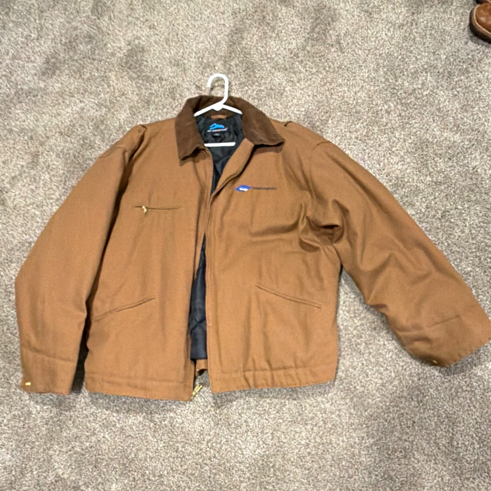 Sunoco Logistics Tri-Mountain Insulated Work Jacket XL Brown Oil Gas Pipeline