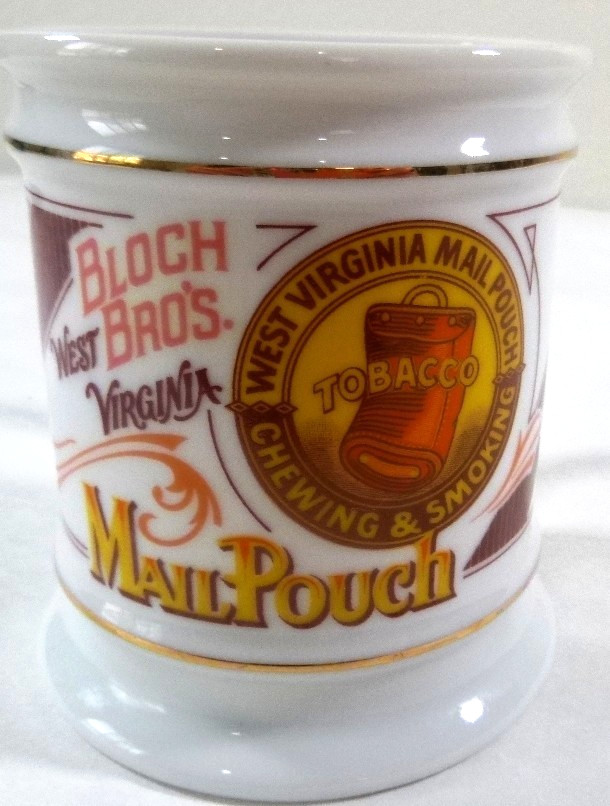 Vintage 1982-Bloch Bros. Mail Pouch Tobacco Coffee Mug-West Virginia Vintage 1982-Bloch Bros. Mail Pouch Tobacco Coffee Mug-West Virginia
