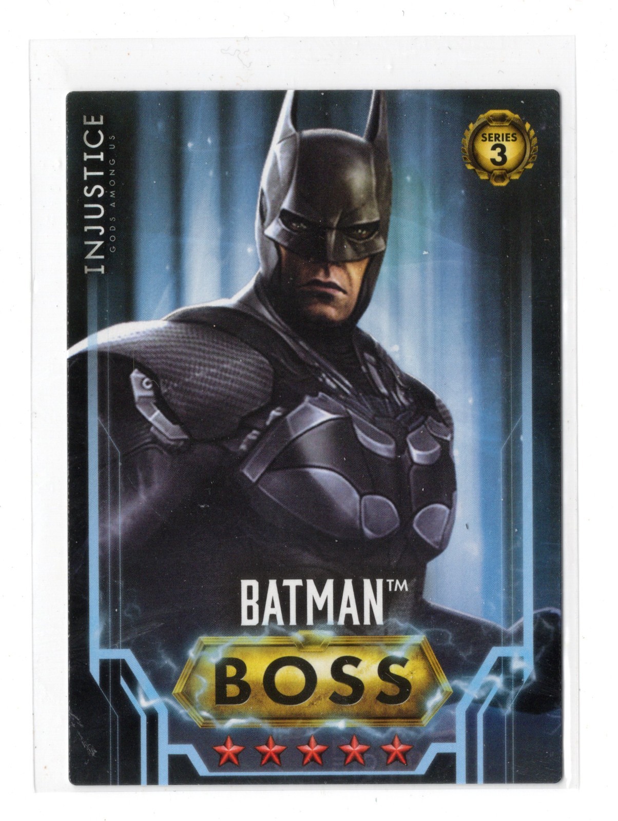 DC Injustice Gods Among Us Arcade Series 3 Batman BOSS Trading Card #117 SP