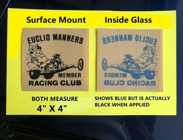 Vintage 1969 Big Boy Manners Racing Club Member Stickers Drag Racing L@@K Vintage 1969 Big Boy Manners Racing Club Member Stickers Drag Racing L@@K