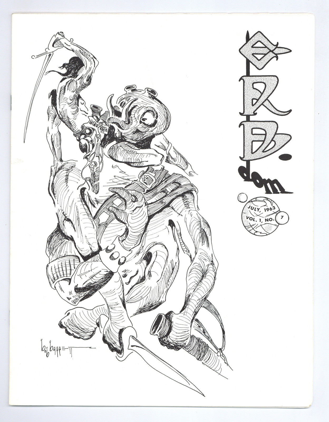ERB-dom Fanzine #7 FN+ 6.5 1963