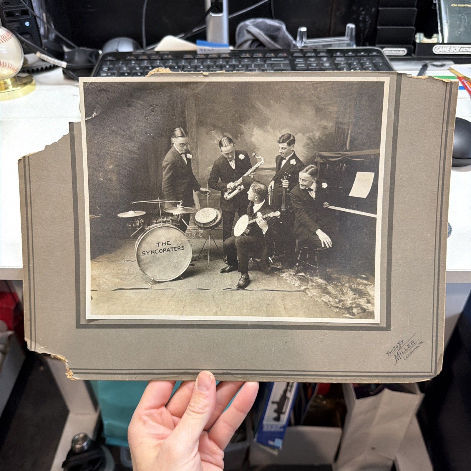 Antique early 1920s Jazz Band Photograph “The Syncopaters” Lehighton PA Miller Antique early 1920s Jazz Band Photograph “The Syncopaters” Lehighton PA Miller