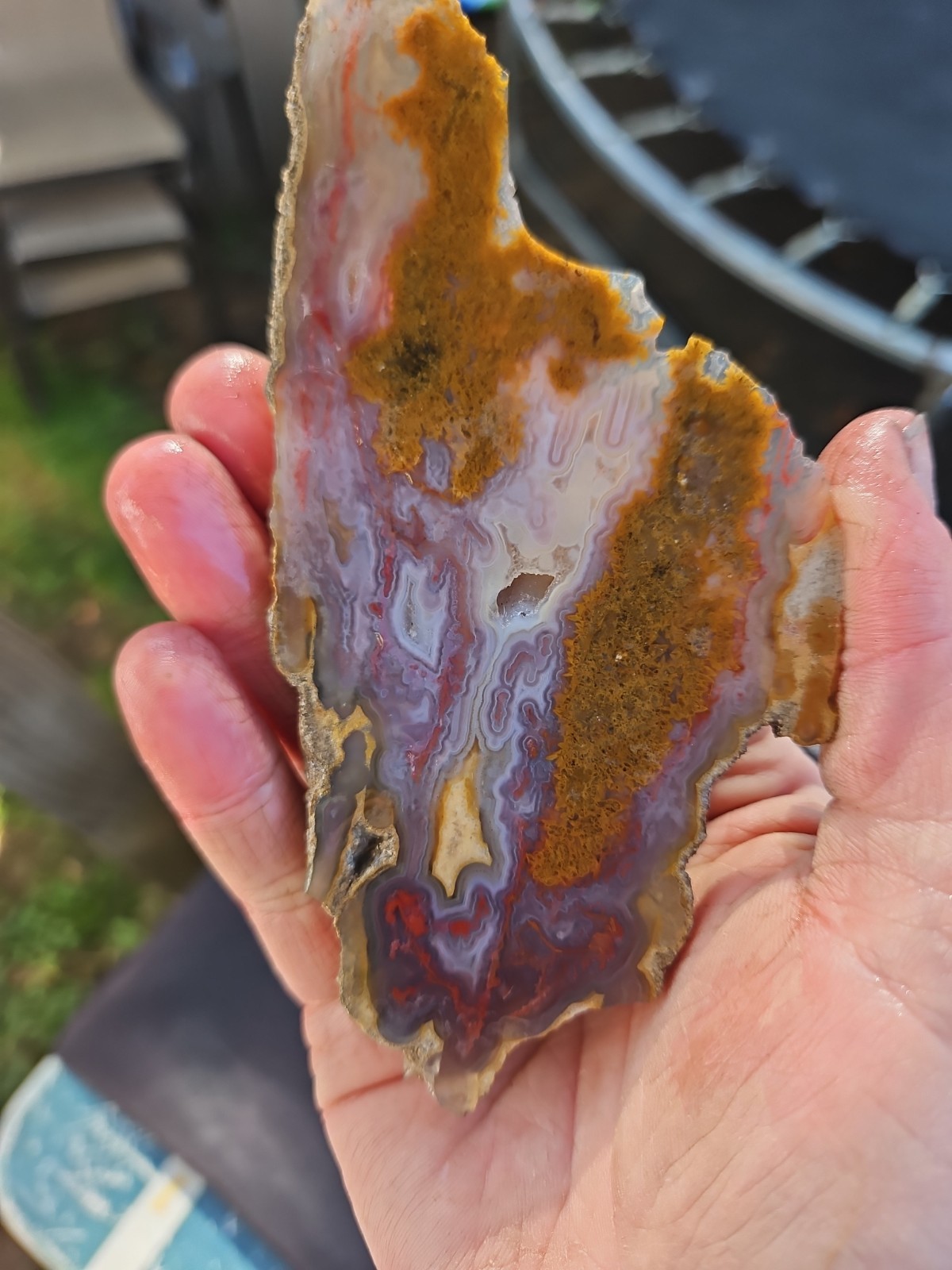 Mexican Cathedral Agate (45.7 grams) Mexican Cathedral Agate (45.7 grams)