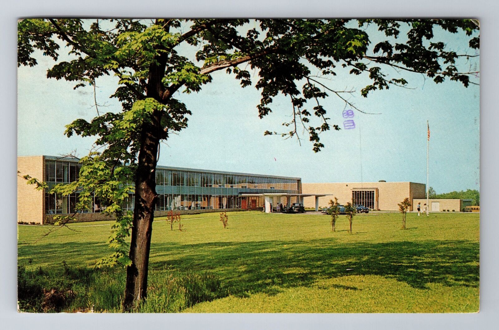 Kane PA-Pennsylvania, School, Antique, Vintage c1975 Souvenir Postcard