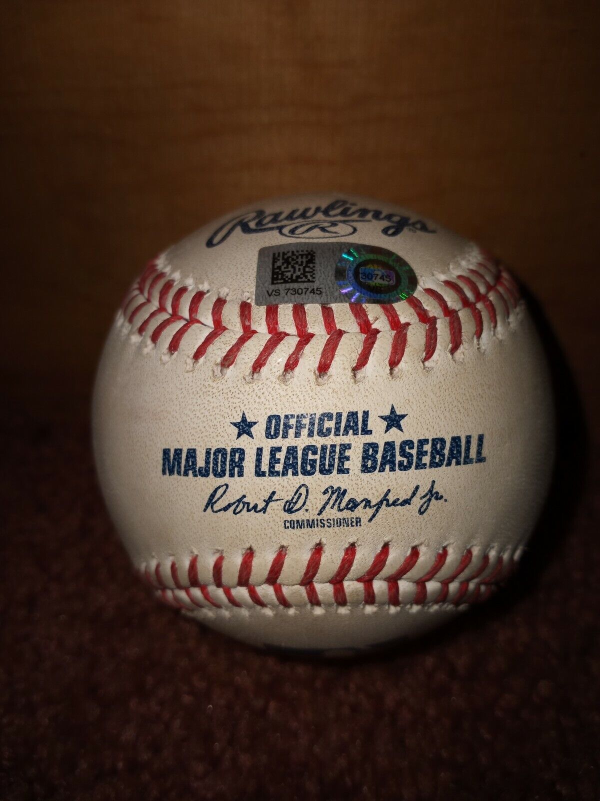 TREA TURNER (LA Dodgers) (NL Batting Champ) Game Used Baseball MLB Auth. 9/18/21