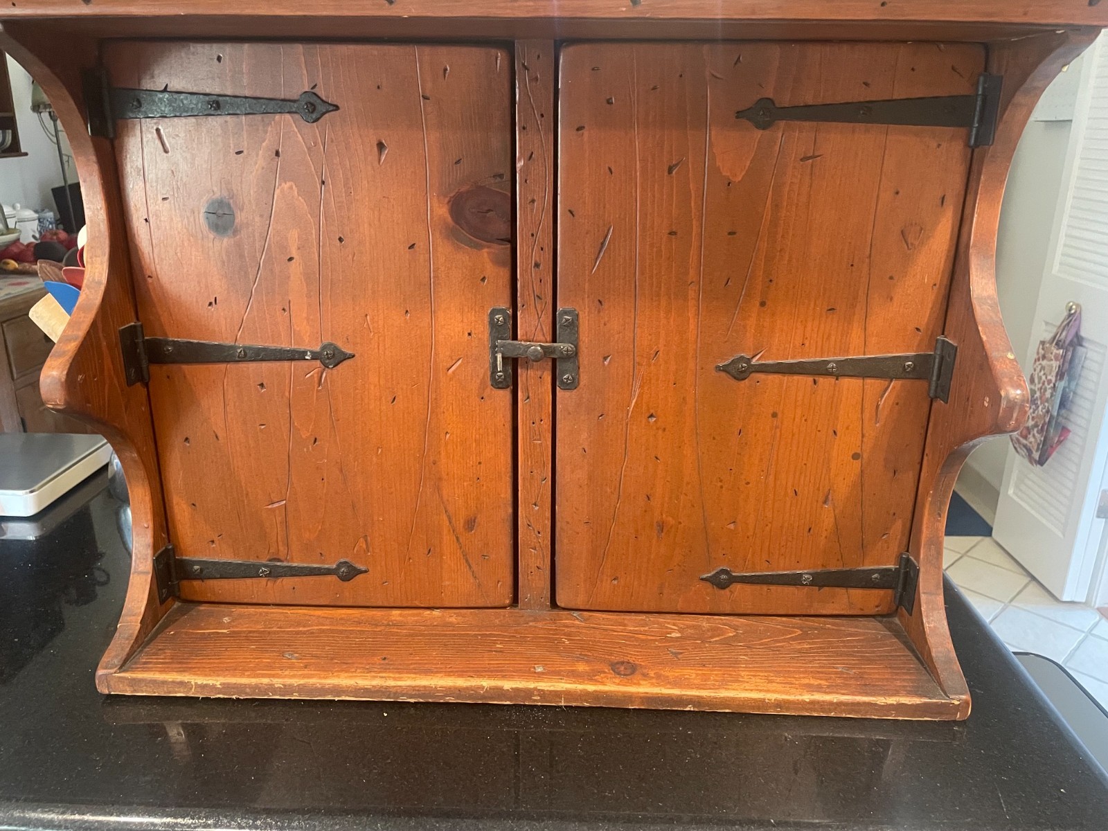 Vintage wood spice cabinet Vintage wood spice cabinet