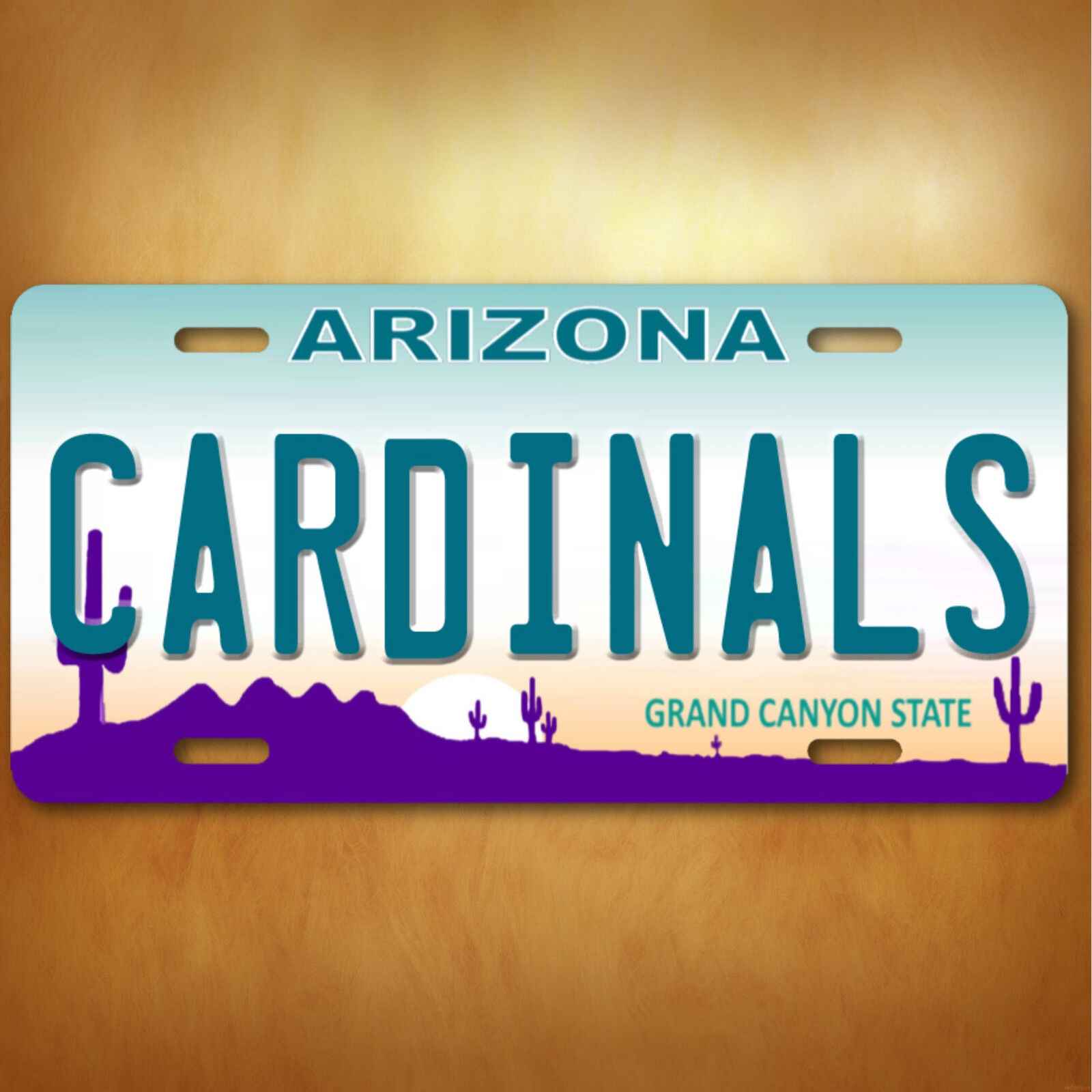 Arizona Cardinals Aluminum License Plate Tag New