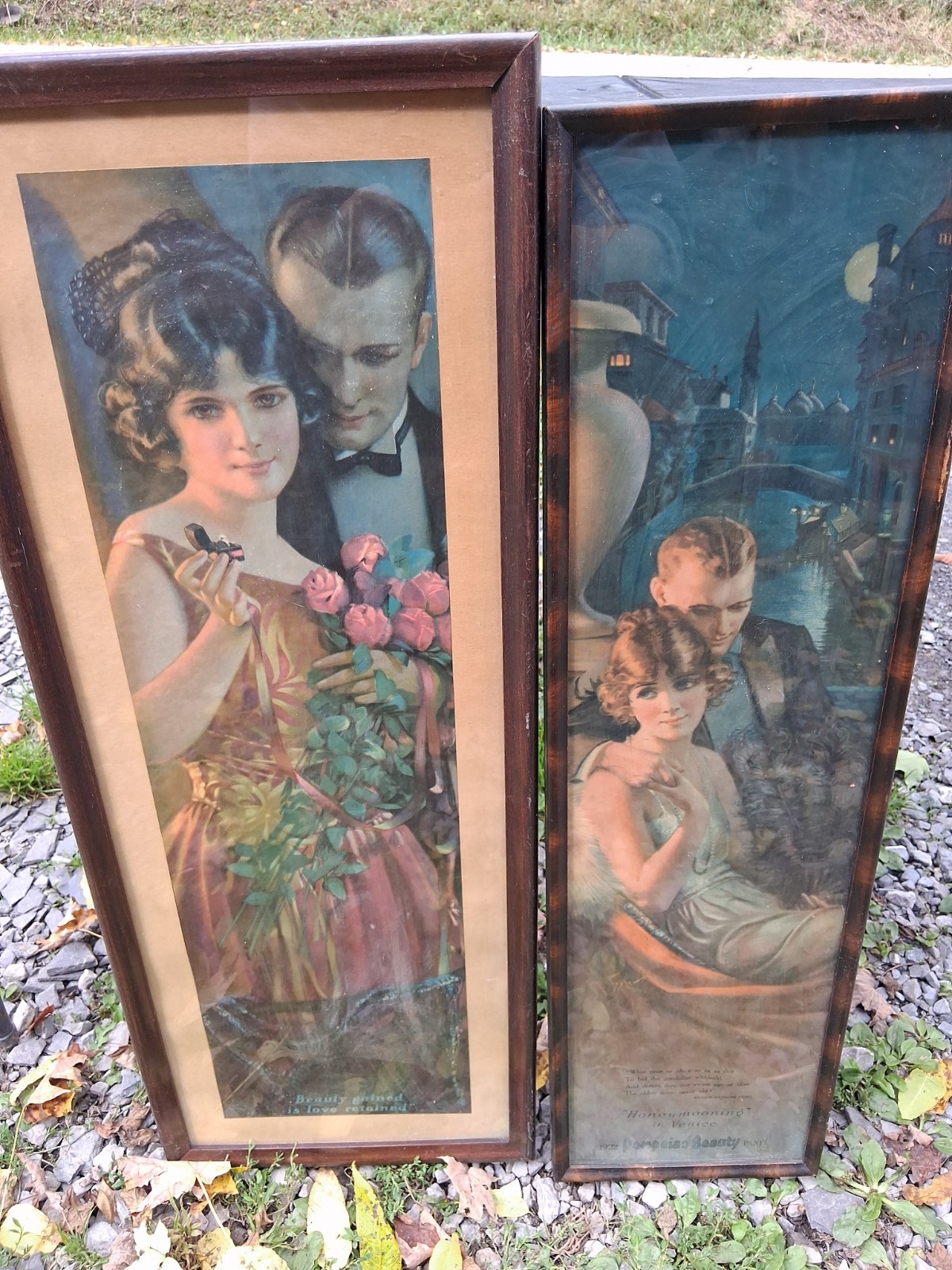 Vintage Pompeian Beauty Panels
