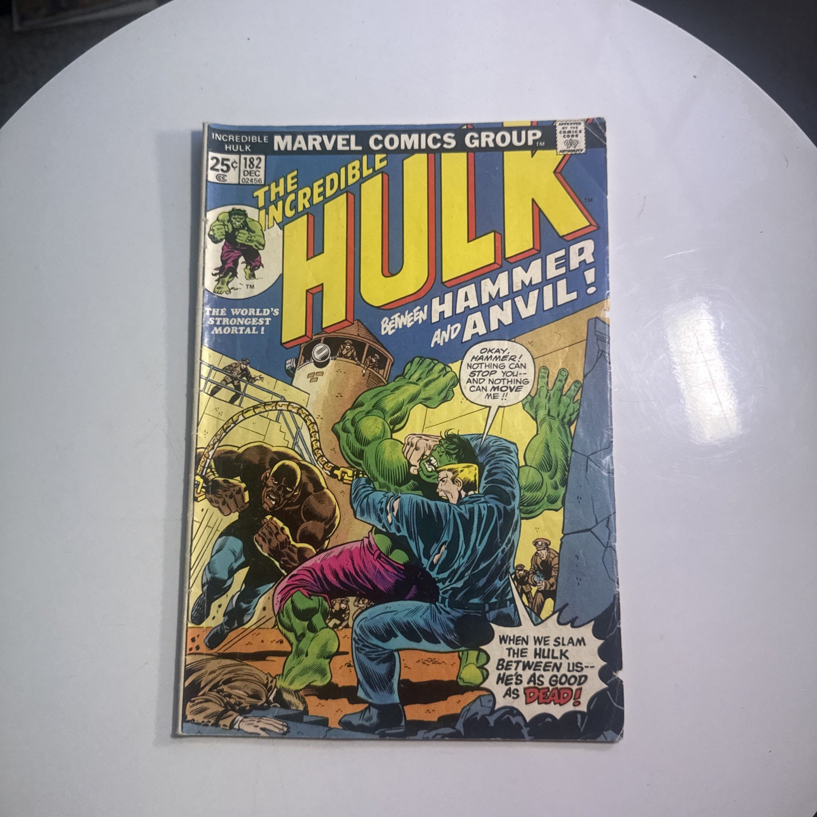 Marvel Comics Group The Incredible Hulk #182 1974 Bronze Age Wolverine Len Wein