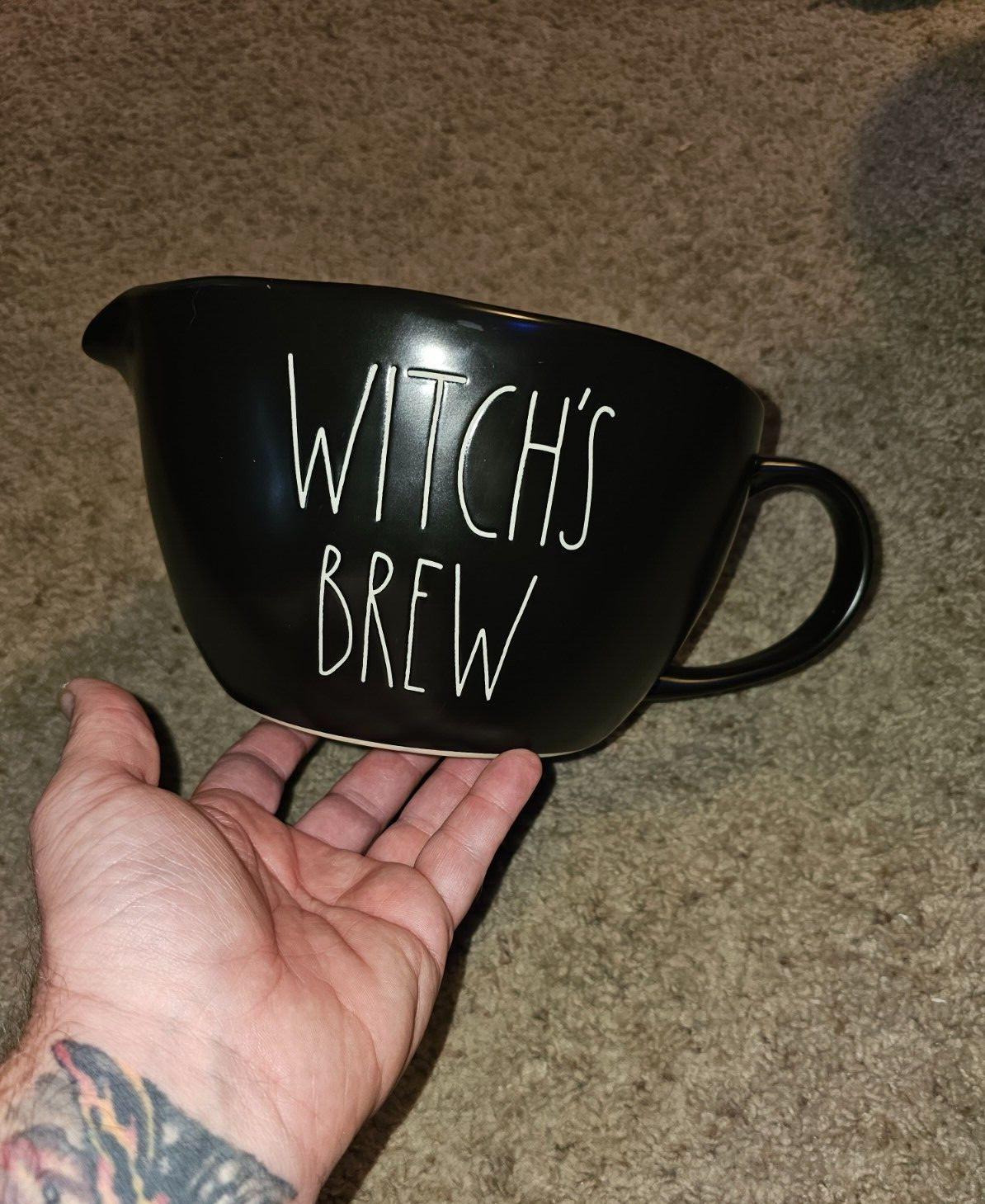 Halloween Rae Dunn Witches\' Brew Family Batter Pitcher 8.5\