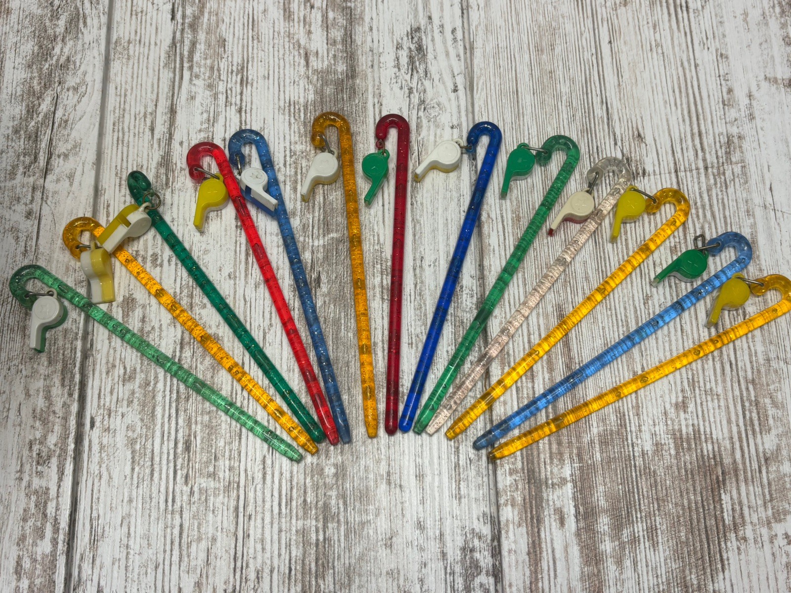 13 Vintage Swizzle Sticks With Whistles Cocktail Mixer Drink Bar Stirrer 6” 13 Vintage Swizzle Sticks With Whistles Cocktail Mixer Drink Bar Stirrer 6”