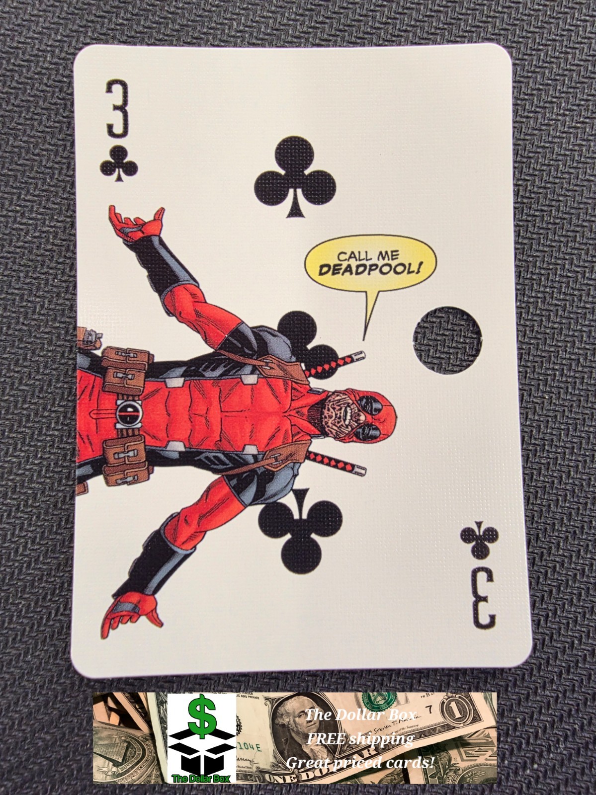 Aquarius Deadpool Playing Card Call Me Aquarius Deadpool Playing Card Call Me